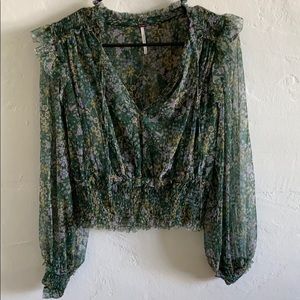 Sheer Free People top